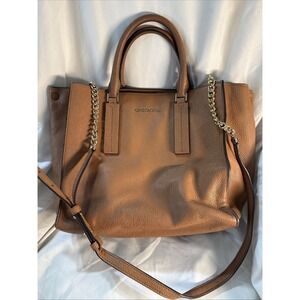 Michael Kors Alessa satchel pebble leather
